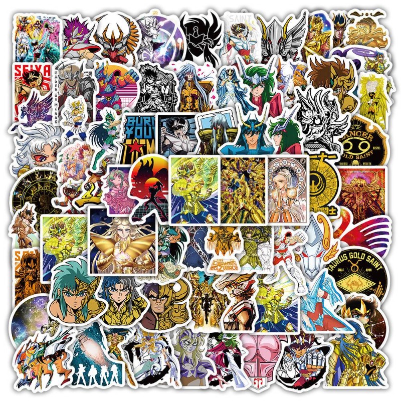 Anime Cosplay Manga - 101Pcs 세인트 세이야 애니메이션 스티커 만화