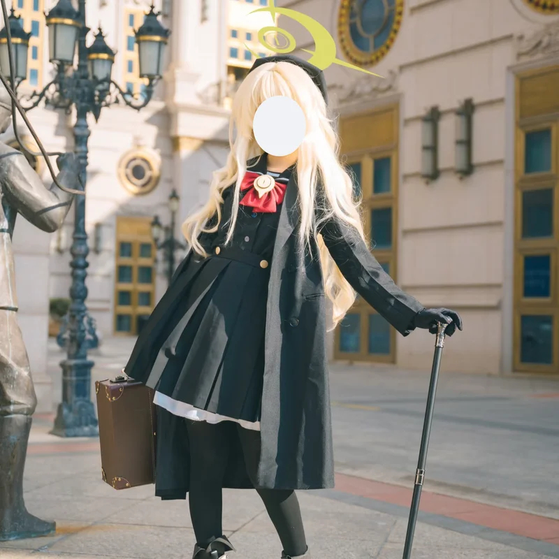 Anime Cosplay Eyes - 유로 7 코스 블루 아카이브 니야니야
