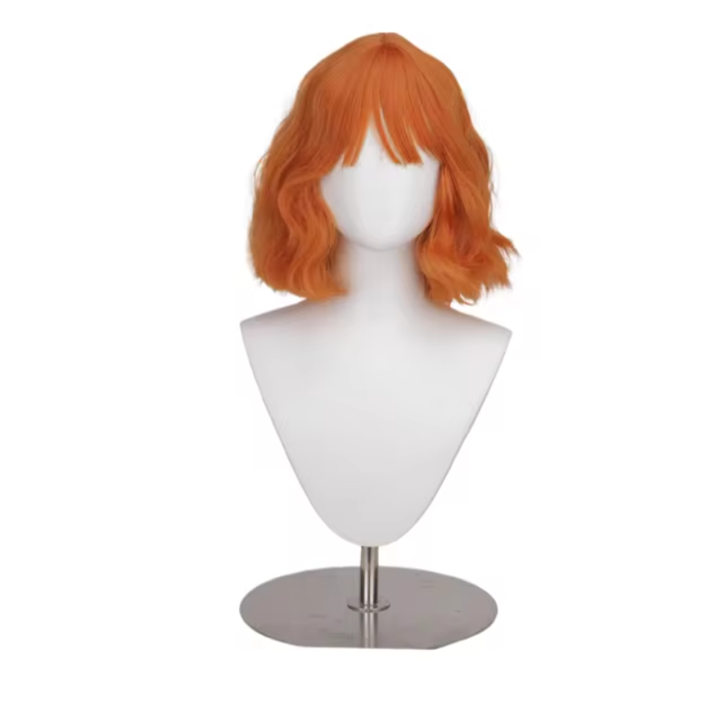 Anime Cosplay Orange Hair - 나미 코스프레 가발 나미 짧은 물결