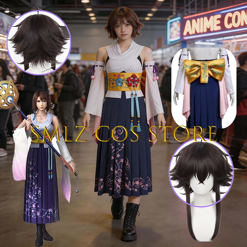 Women Anime Cosplay - Smlz FFX 유나 코스프레 애니메이션 FF10