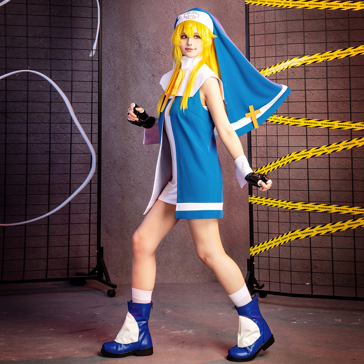 Anime Cosplay Nun - 길티기어 ‌ 브리짓 ‌ ‌ ‌