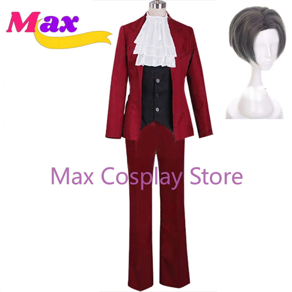 Anime Cosplay Nz - 맥스 게임 코스프레 의상 마일즈 에지워스