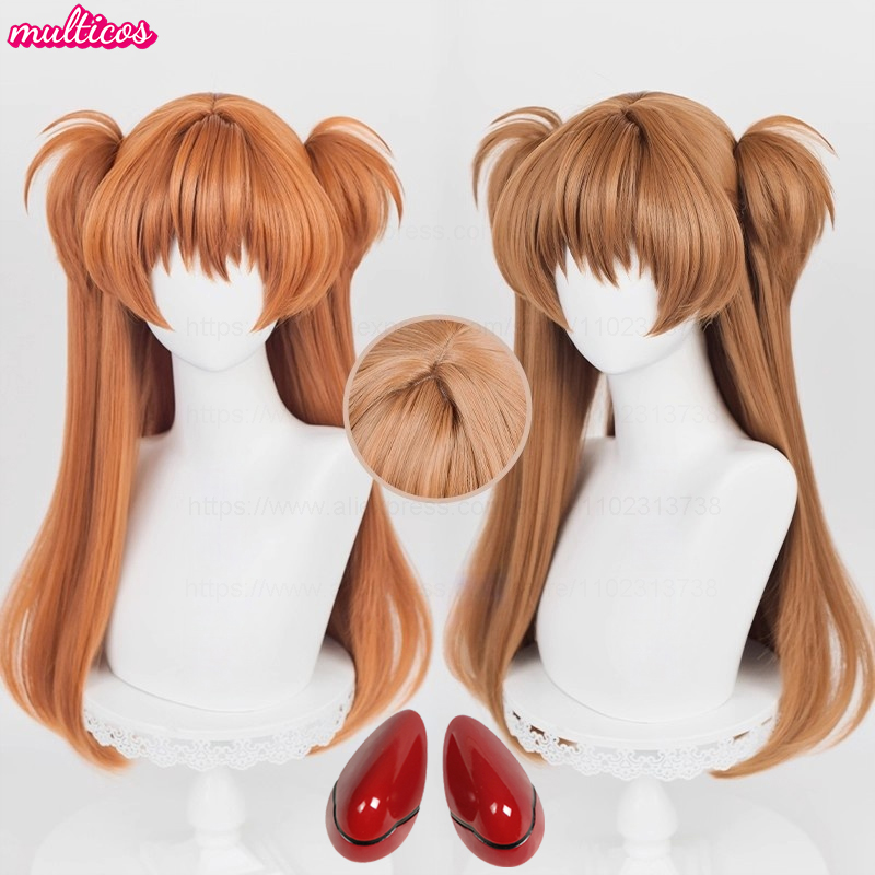 Anime Cosplay Orange Hair - 고품질 애니메이션 EVA 아스카 랑그리 소류