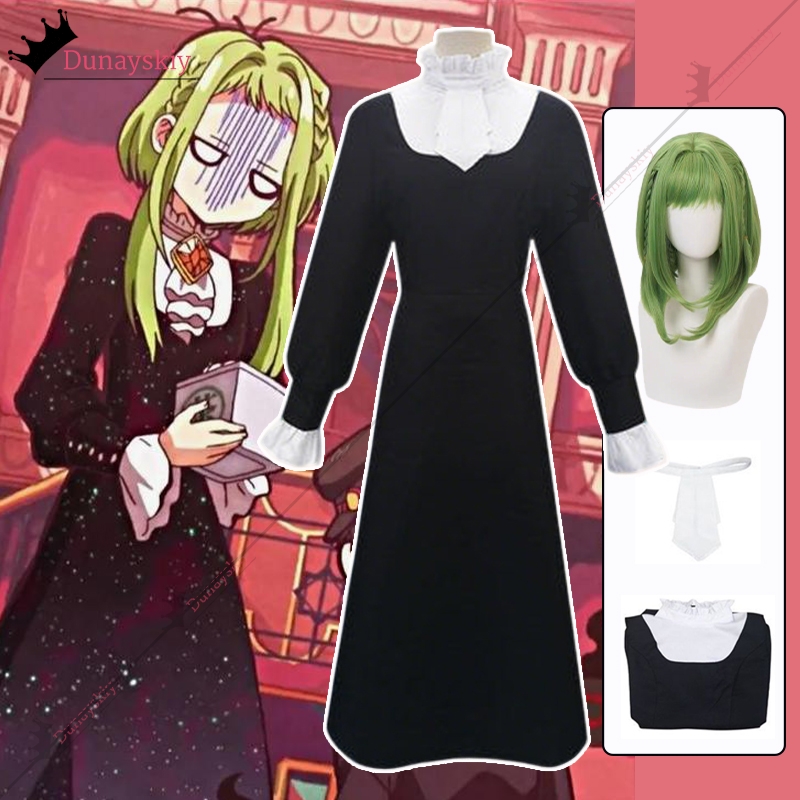 Anime Cosplay Nun - 나나미네 사쿠라 코스프레 드레스 화장실에 묶인