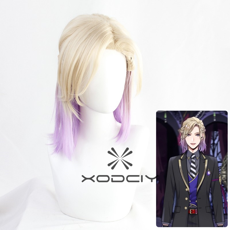 Cosplay Anime White Hair - 게임 Twisted Wonderland 코스프레 Vil Schoenheit
