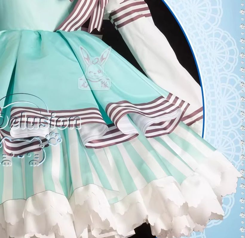 Anime Cosplay Lolita - 카드캡터 사쿠라 사쿠라 기노모토 코스프레 의상
