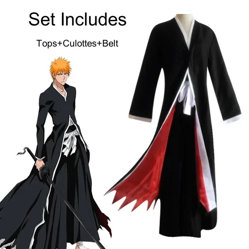 새로운 출시: 이치고 쿠로사키 코스프레 의상 세트 (애 - Anime Cosplay Bleach 리뷰 및 가격