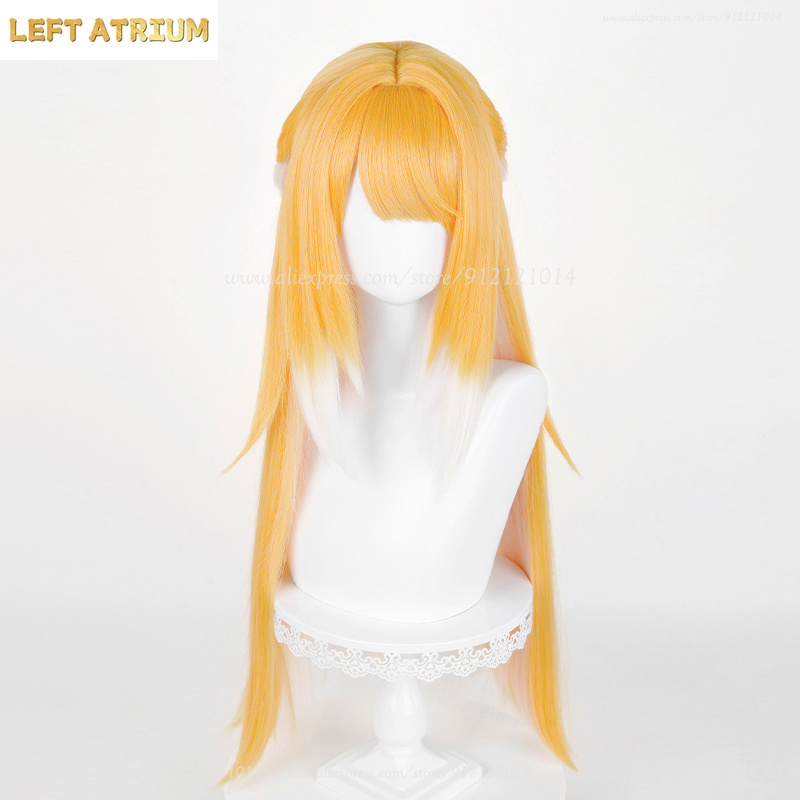 ZZZ Ju Fufu 코스프레 가발 오렌지 화이트 혼합 - Anime Cosplay Orange Hair 리뷰 및 가격