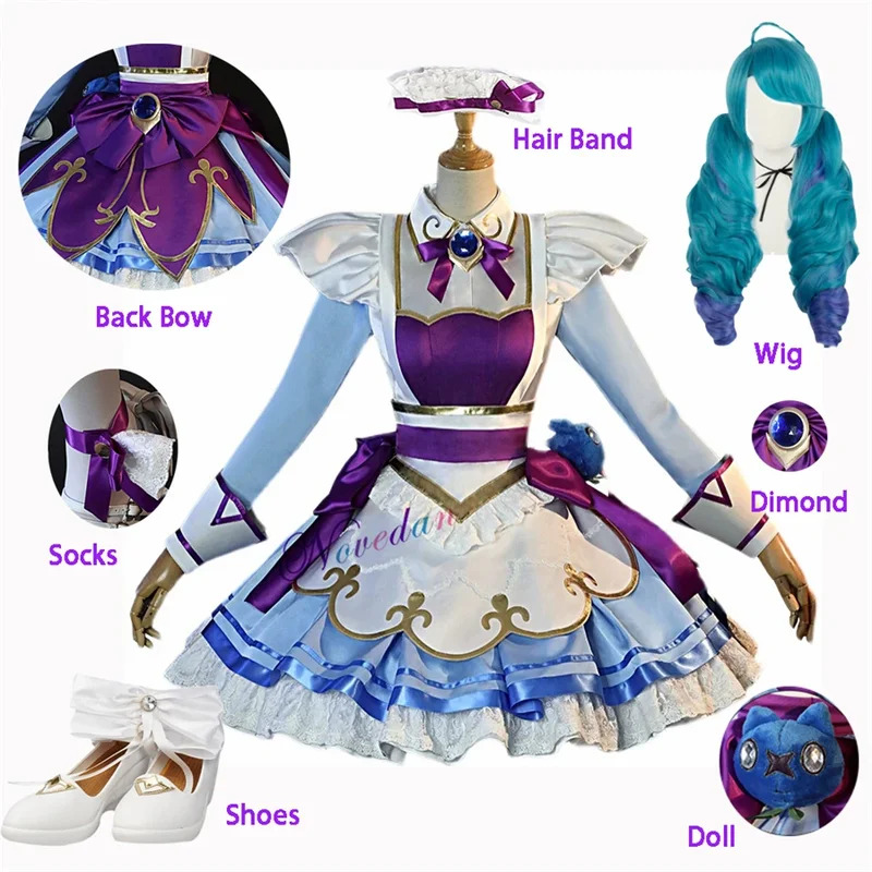 QQ78요청7게임 LOL 그웬 의상 인형 신발 가발 코 - Anime Cosplay Cafe 리뷰 및 가격