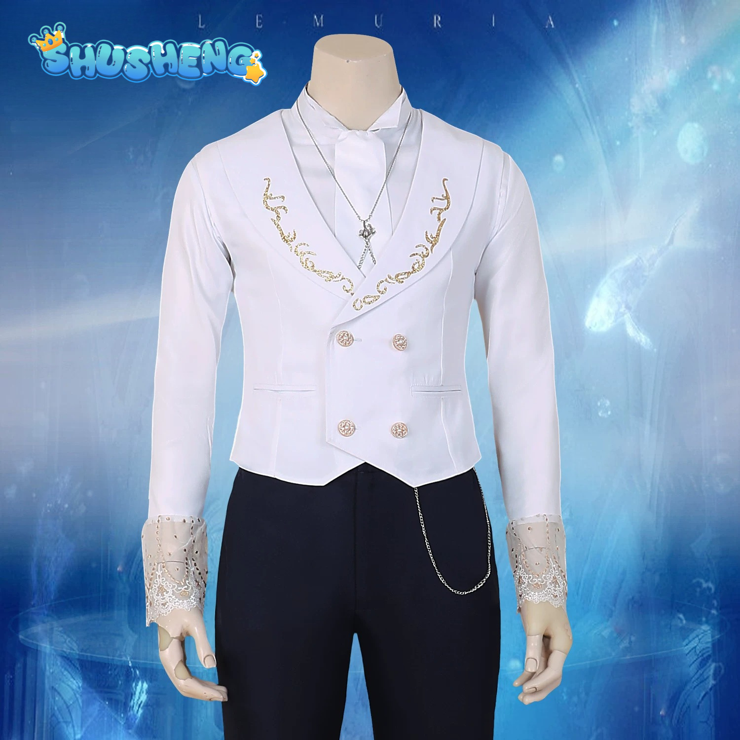 러브 앤 딥스페이스 라파엘 코스프레 의상 조수의 신 남 - Anime Cosplay Outfits Male 리뷰 및 가격