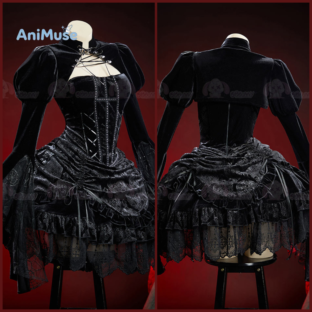 프레이어 데이 오리지널 고딕 로리타 드레스 벨벳 JSK - Anime Cosplay Lolita 리뷰 및 가격