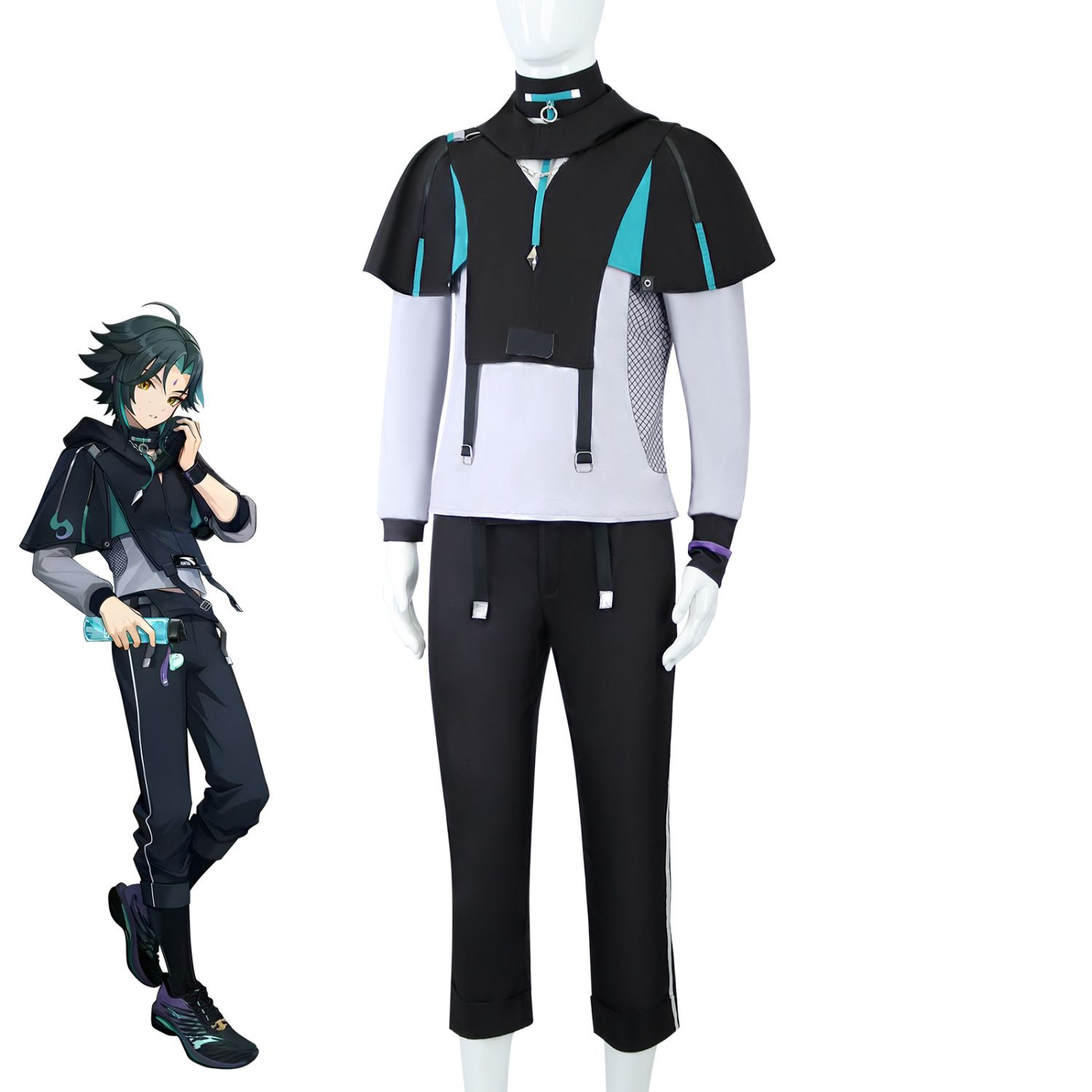 할로윈 XIAO 의상 게임 Genshin Impact  - Anime Cosplay Outfits Male 리뷰 및 가격