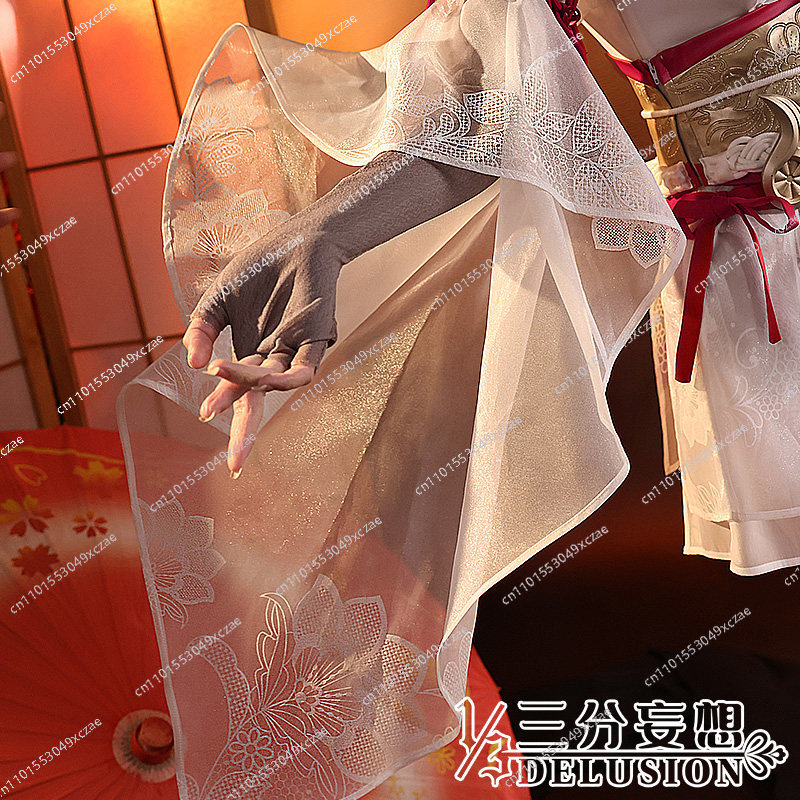 나라카: 블레이드포인트 코스프레 월넛 화이트 실크 오타 - Anime Cosplay And Costumes 리뷰 및 가격