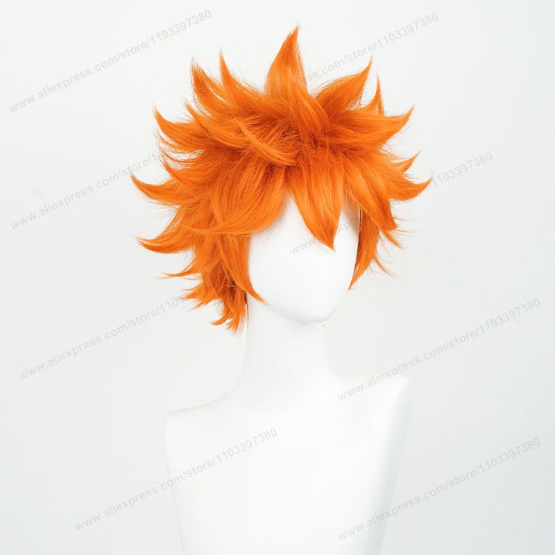 히나타 쇼요 코스프레 가발 26cm 짧은 오렌지 머리  - Anime Cosplay Orange Hair 리뷰 및 가격