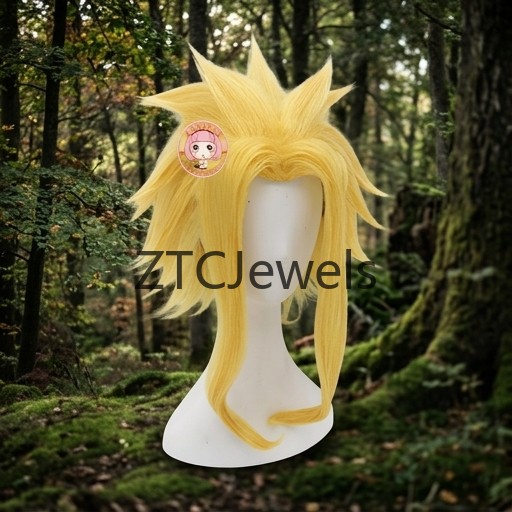 나의 히어로 아카데미아 올마이트 코스프레 가발 노란색  - Anime Cosplay Website 리뷰 및 가격