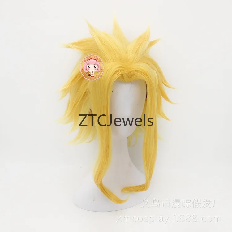 나의 히어로 아카데미아 올마이트 코스프레 가발 노란색  - Anime Cosplay Website 리뷰 및 가격