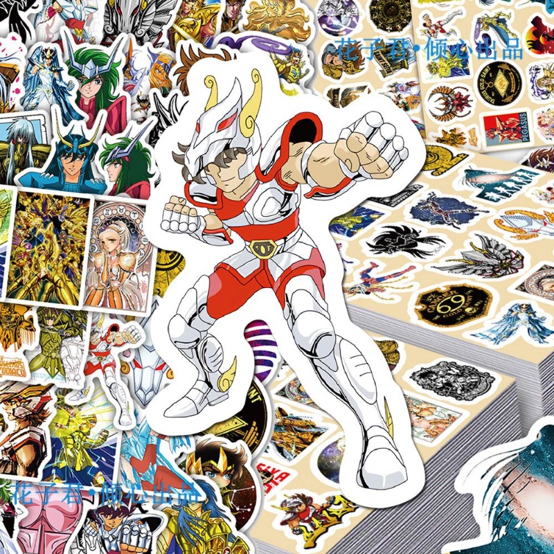 101Pcs 세인트 세이야 애니메이션 스티커 만화 캐릭 - Anime Cosplay Manga 리뷰 및 가격