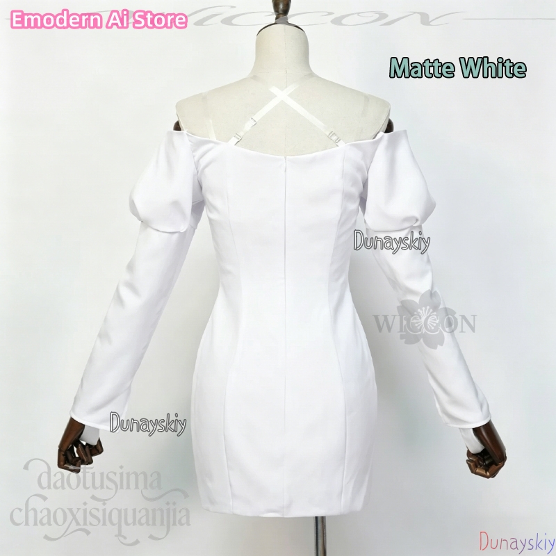 새로운 이벤트 CAFE 크로스오버 화이트 드레스 애니메 - Anime Cosplay Cafe 리뷰 및 가격