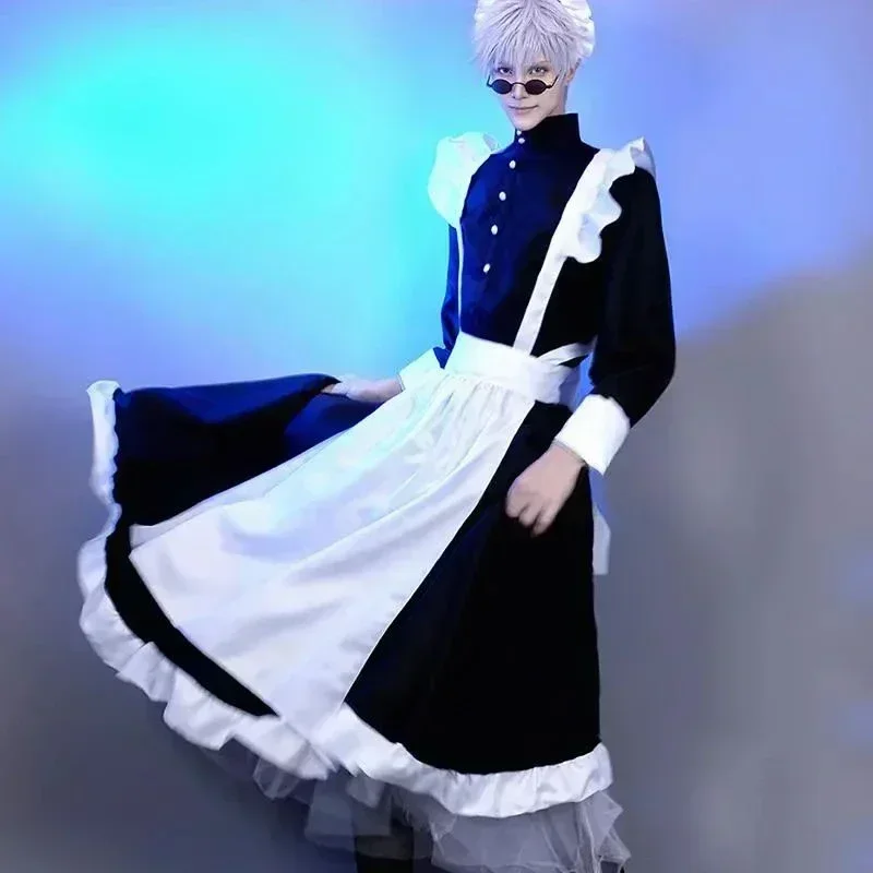 할로윈 여성 메이드 복장 롱 드레스 앞치마 드레스 로리 - Anime Cosplay Cafe 리뷰 및 가격
