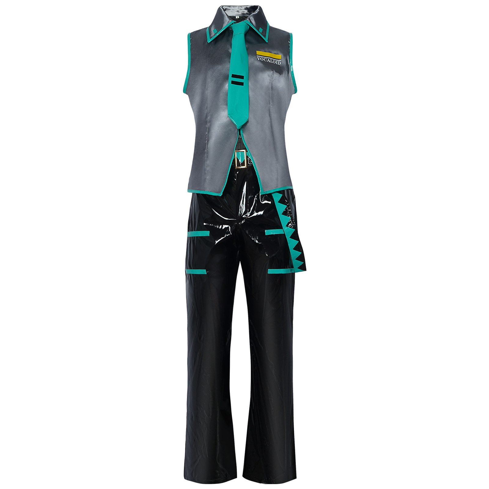 보컬로이드 남성 미쿠 코스프레 의상 젠더벤드 의상 미쿠 - Anime Cosplay Outfits Male 리뷰 및 가격