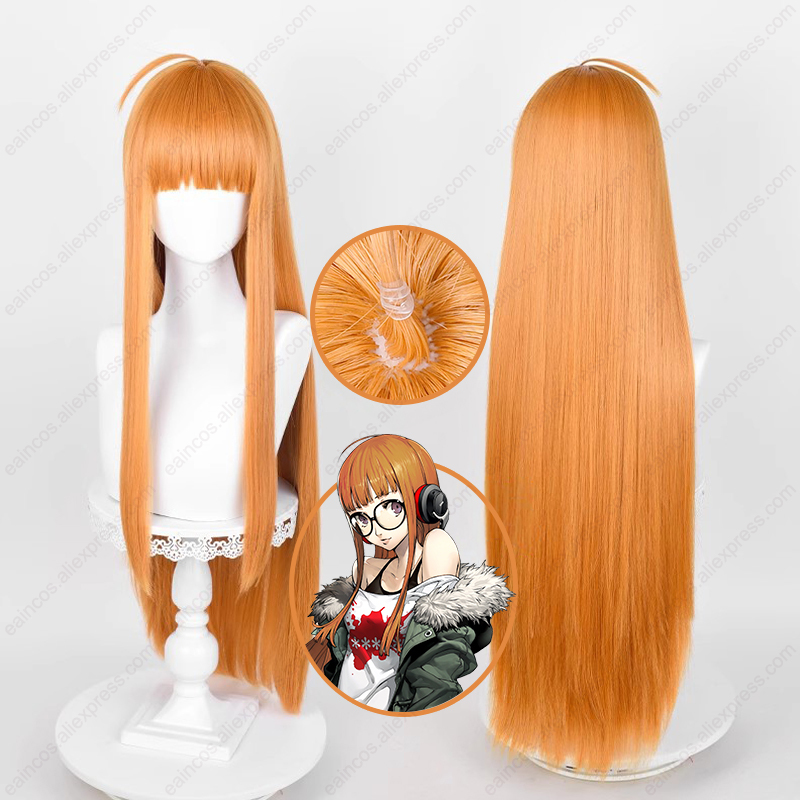 애니메이션 후타바 사쿠라 코스프레 가발 85cm 긴 오 - Anime Cosplay Orange Hair 리뷰 및 가격