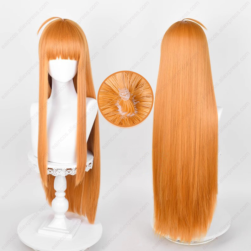 애니메이션 후타바 사쿠라 코스프레 가발 85cm 긴 오 - Anime Cosplay Orange Hair 리뷰 및 가격