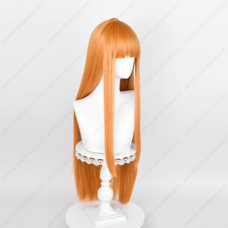 애니메이션 후타바 사쿠라 코스프레 가발 85cm 긴 오 - Anime Cosplay Orange Hair 리뷰 및 가격