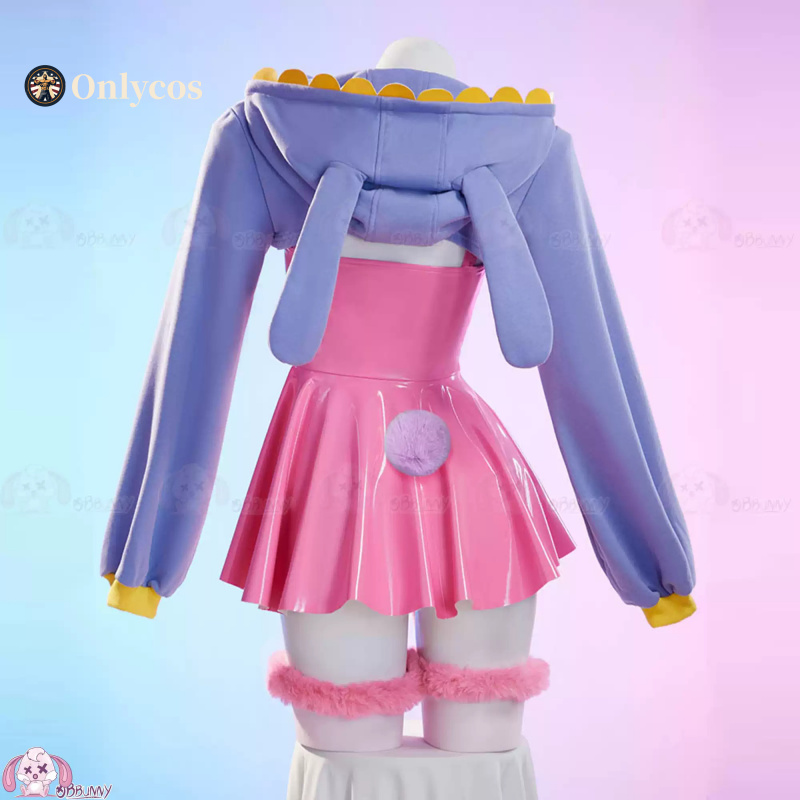 놀라운 디지털 서커스 잭스 코스프레 의상 토끼 슬립 드 - Anime Cosplay Girl Costume 리뷰 및 가격