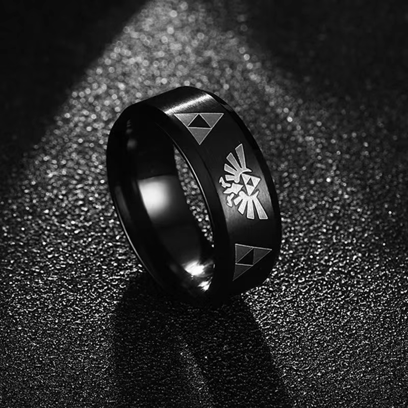패션 애니메이션 Triforce 삼각형 밴드 반지 31 - Anime Cosplay Name 리뷰 및 가격