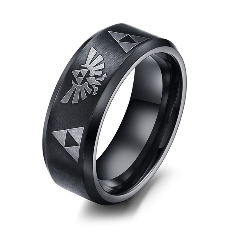 패션 애니메이션 Triforce 삼각형 밴드 반지 31 - Anime Cosplay Name 리뷰 및 가격