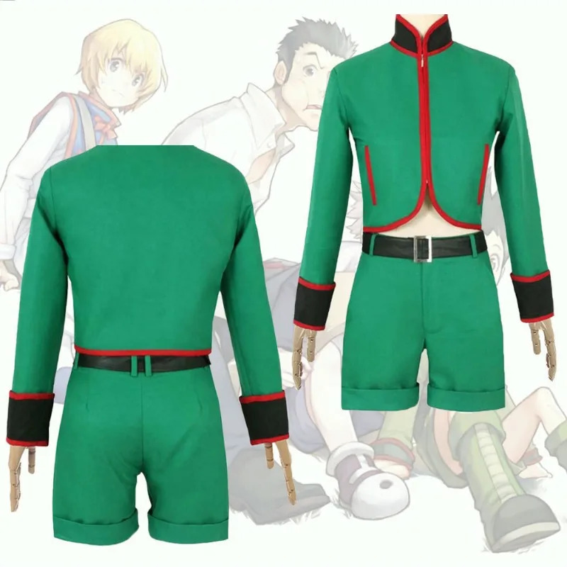 애니메이션 X 헌터 곤 프리크스 코스프레 의상 녹색 유 - Hunter X Hunter Uniform 리뷰 및 가격