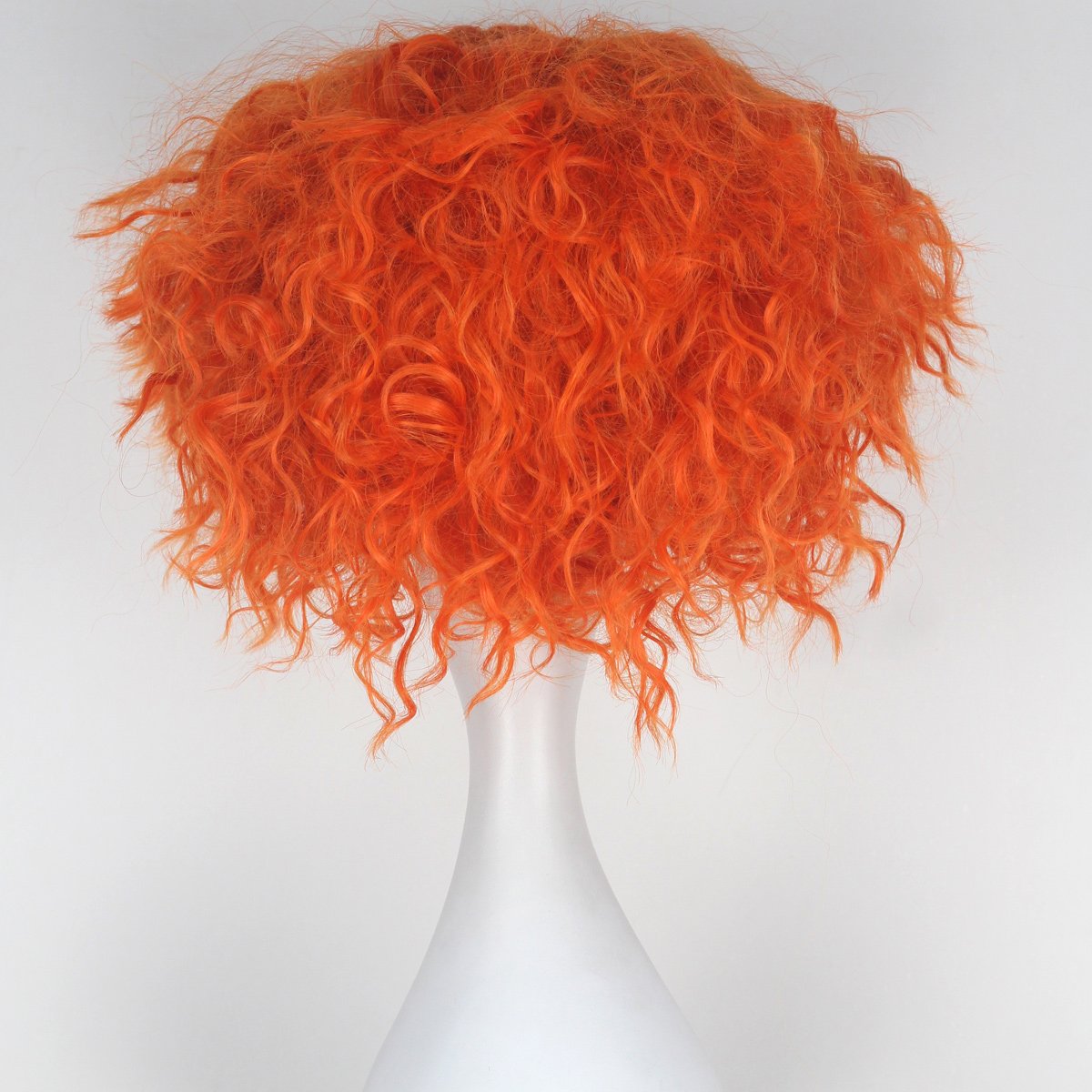 이상한 나라의 앨리스 2 매드 해터 오렌지 가발 짧은  - Anime Cosplay Orange Hair 리뷰 및 가격