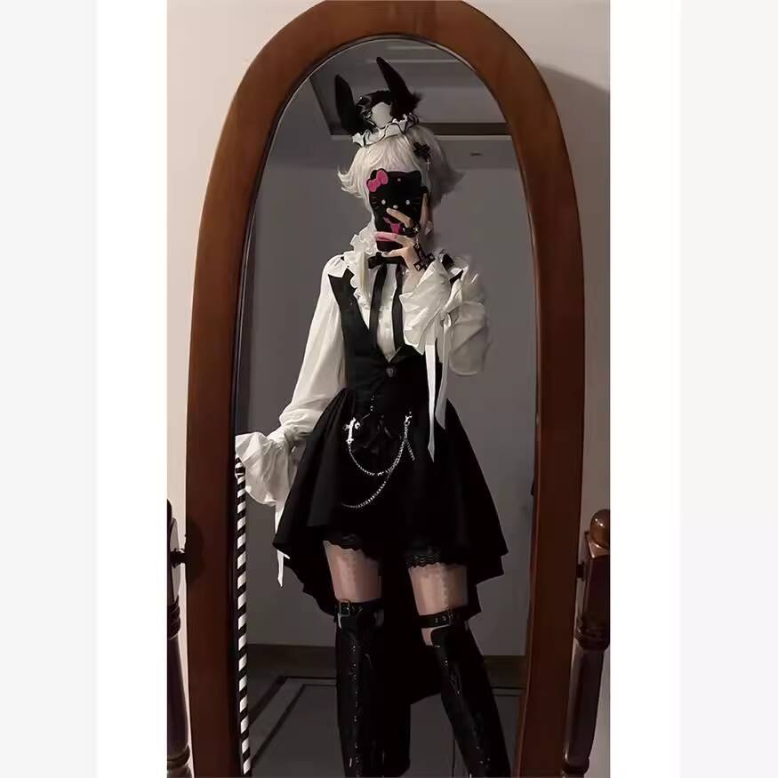 새로운 프린스 시리즈 셔츠 다크 레이스 반바지 고스 의 - Anime Cosplay Mujer 리뷰 및 가격
