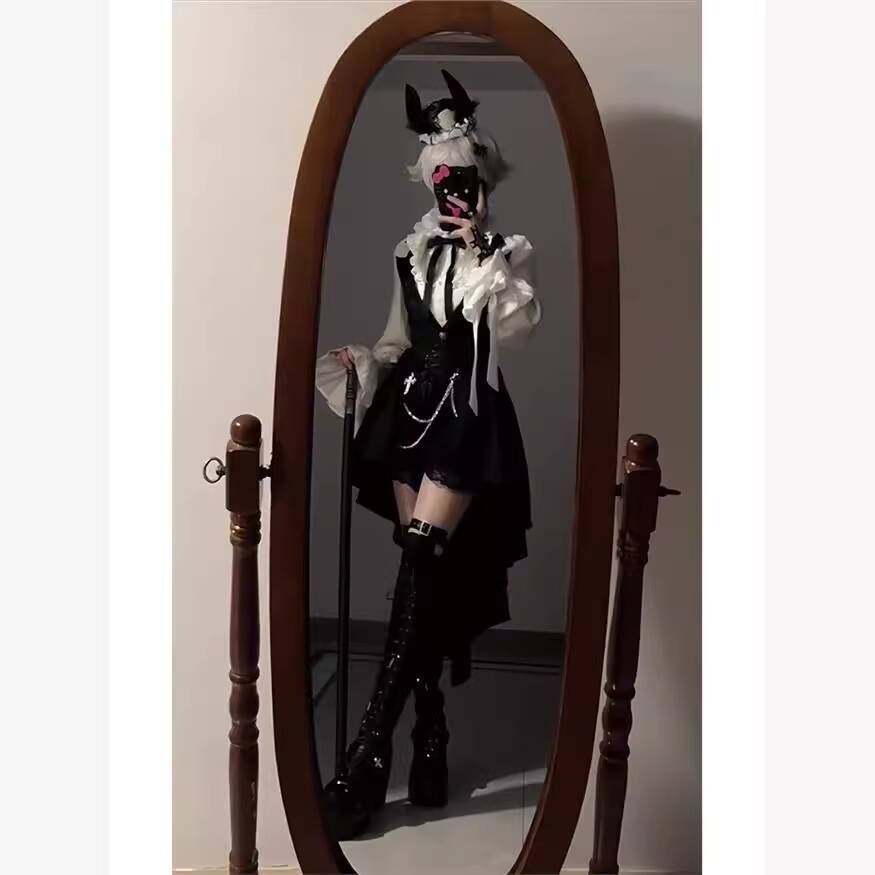 새로운 프린스 시리즈 셔츠 다크 레이스 반바지 고스 의 - Anime Cosplay Mujer 리뷰 및 가격