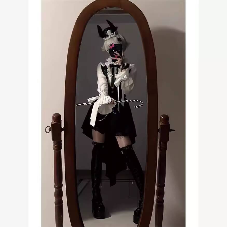 새로운 프린스 시리즈 셔츠 다크 레이스 반바지 고스 의 - Anime Cosplay Mujer 리뷰 및 가격