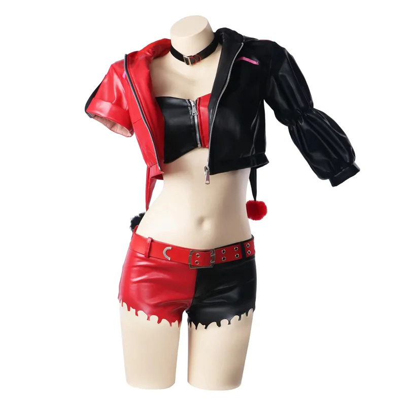 2025년 할리퀸 코스프레 의상 조커 카니발 유니폼 가 - Anime Harley Quinn Cosplay 리뷰 및 가격
