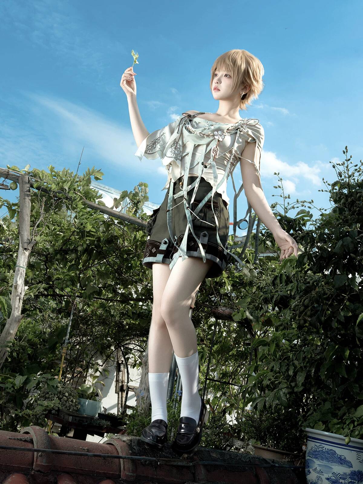 뉴 포레스트 가이드 프린스풍 로리타 반바지 숄 스트랩  - Anime Cosplay Lolita 리뷰 및 가격
