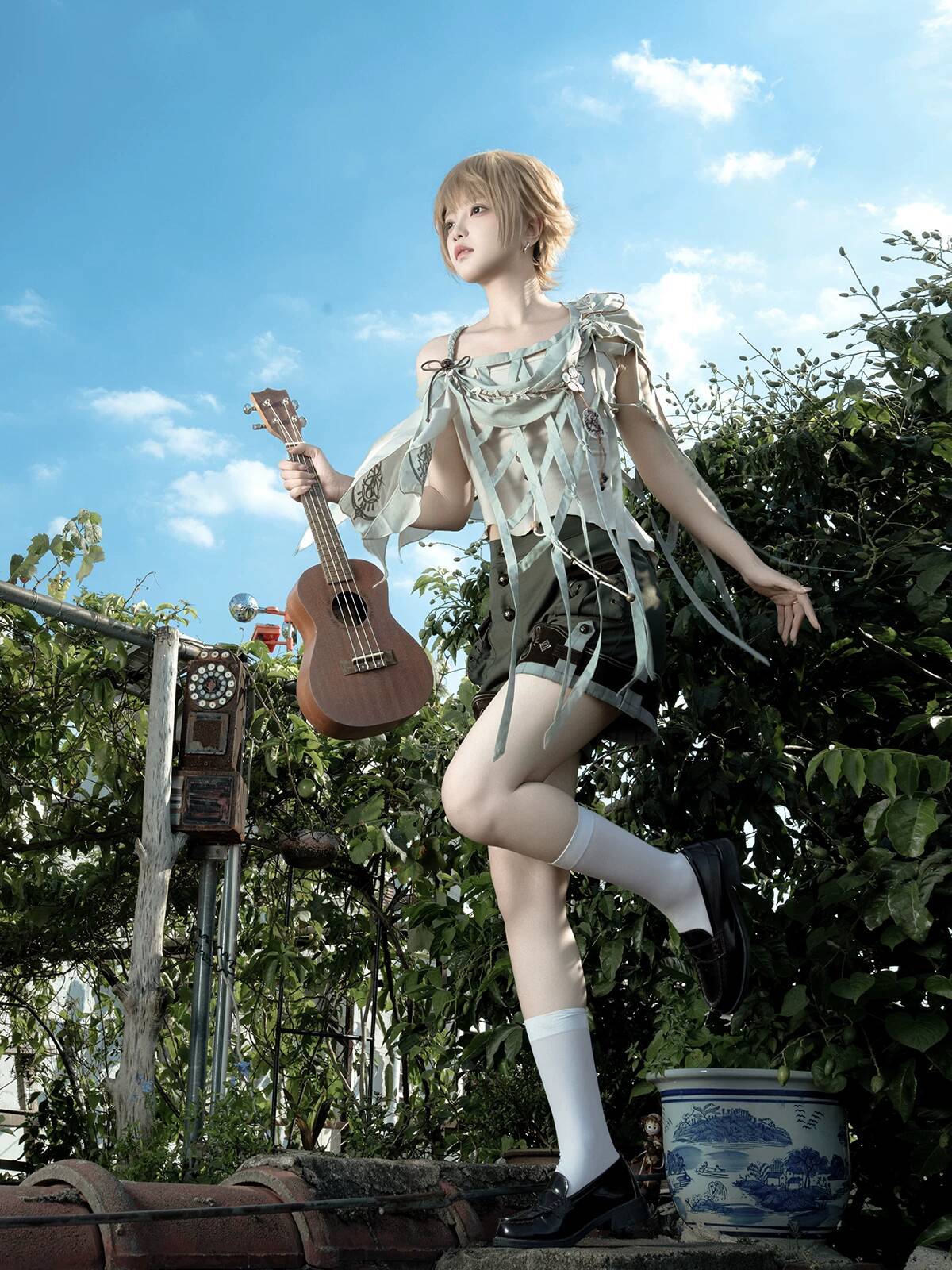 뉴 포레스트 가이드 프린스풍 로리타 반바지 숄 스트랩  - Anime Cosplay Lolita 리뷰 및 가격