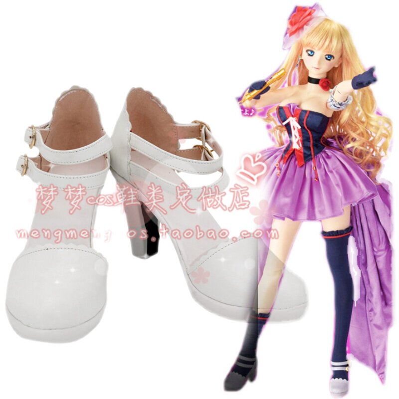 마크로스 프론티어 셰릴 노메 코스프레 신발 은하계 요정 - Anime Cosplay Nome 리뷰 및 가격