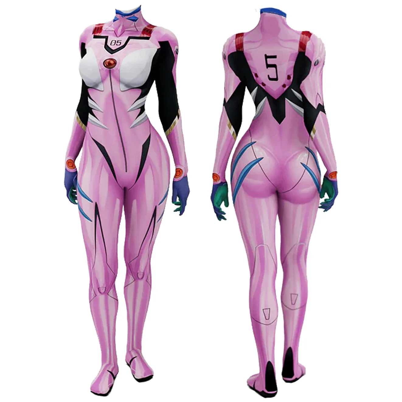애니메이션 EVA 05 마키나미 코스프레 의상 슈퍼히어 - Anime Cosplay Girl 리뷰 및 가격