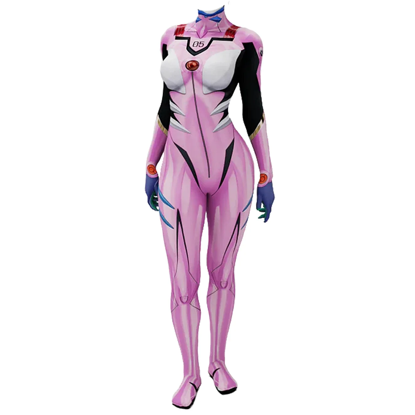 애니메이션 EVA 05 마키나미 코스프레 의상 슈퍼히어 - Anime Cosplay Girl 리뷰 및 가격