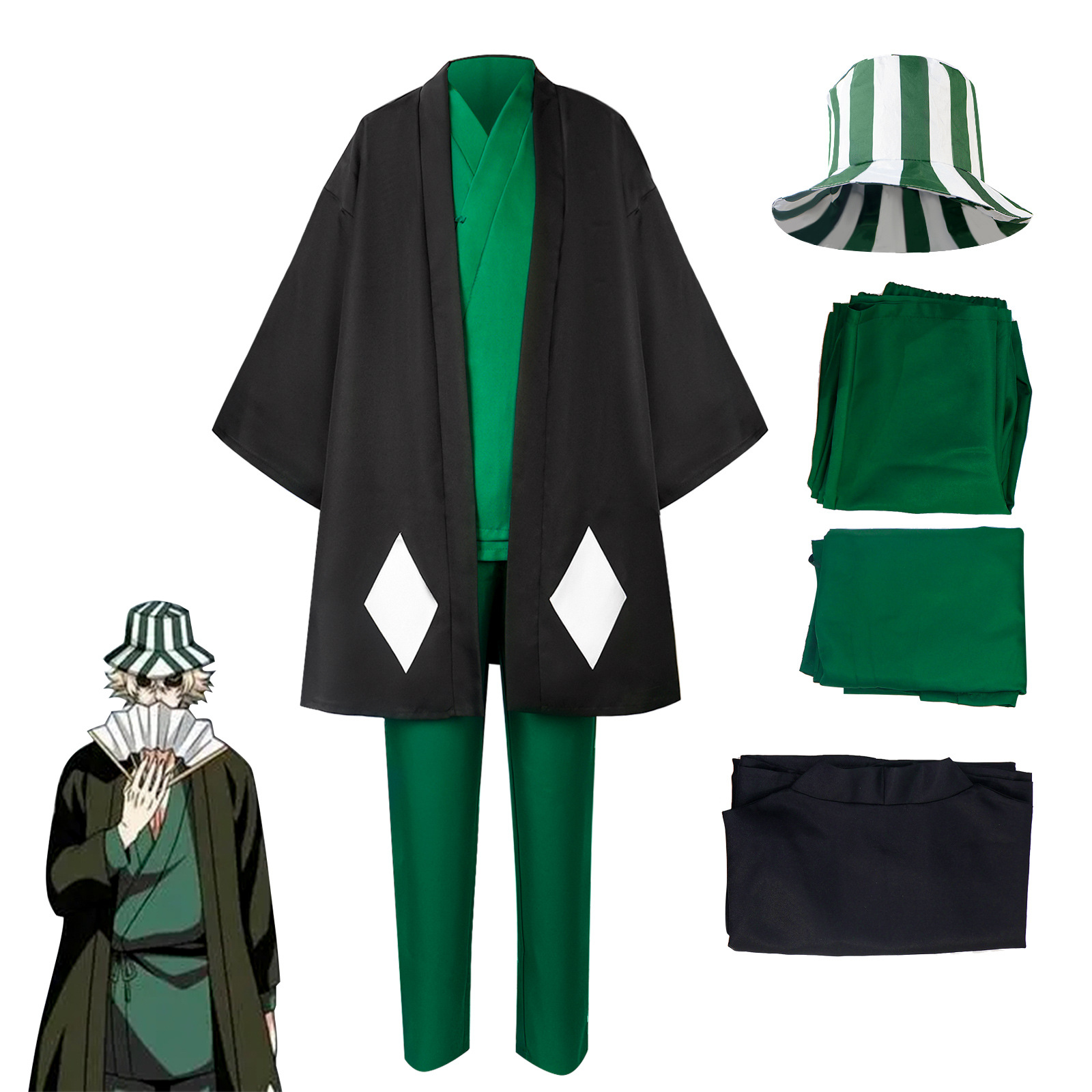 애니메이션 블리치 코스프레 우라하라 키스케 고테이 13 - Anime Cosplay Bleach 리뷰 및 가격