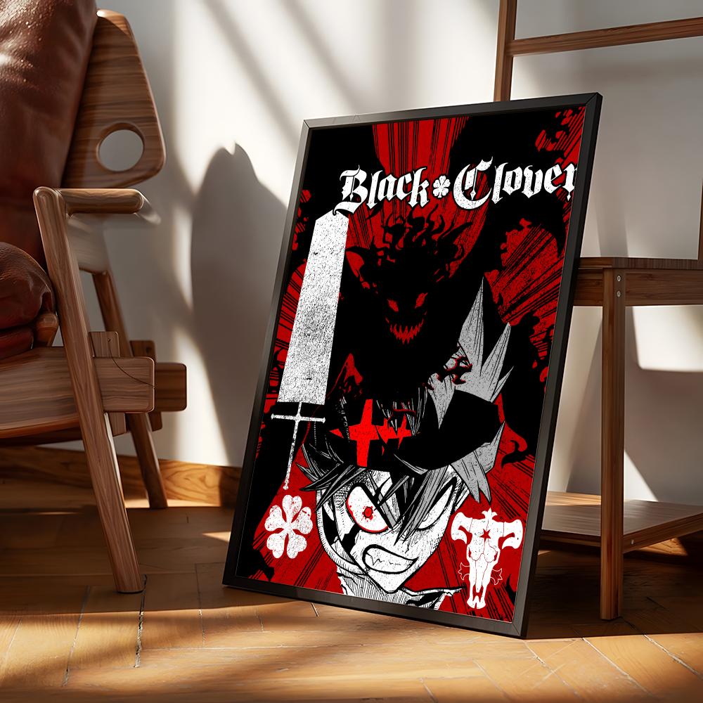 포스터 클래식 포스터와 벽 예술 프린트는 거실, 침실, - Black Clover Grimoire 리뷰 및 가격
