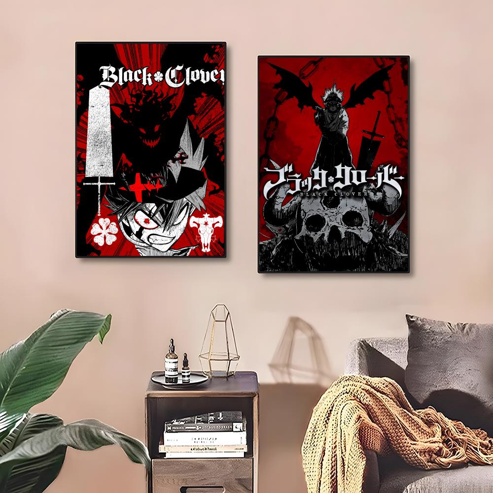 포스터 클래식 포스터와 벽 예술 프린트는 거실, 침실, - Black Clover Grimoire 리뷰 및 가격