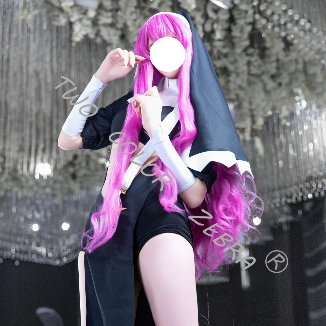 마법 소녀 캐릭터 자매 기간트 수녀 코스프레 의상, 할 - Anime Cosplay Nun 리뷰 및 가격