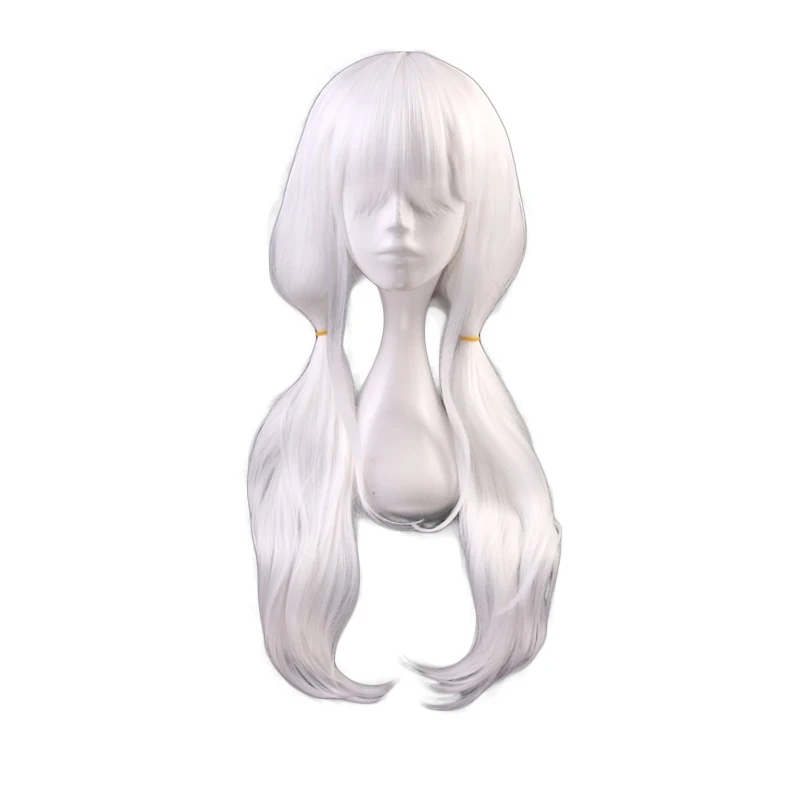 코스프레 단간론파 앤지 요나가 가발, 화이트 코스튬 단 - Cosplay Anime White Hair 리뷰 및 가격