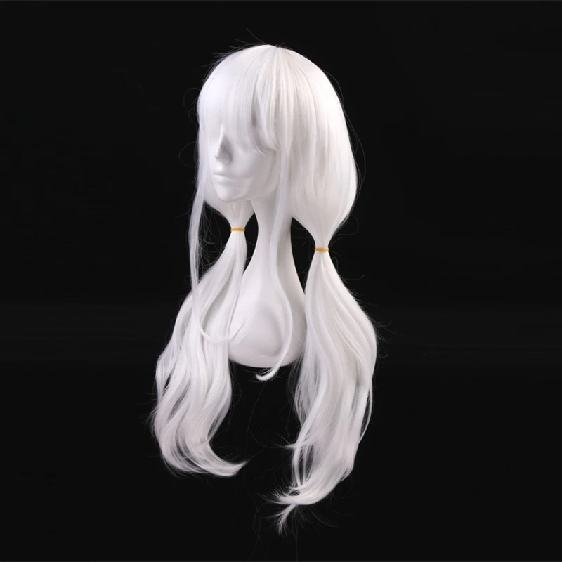 코스프레 단간론파 앤지 요나가 가발, 화이트 코스튬 단 - Cosplay Anime White Hair 리뷰 및 가격