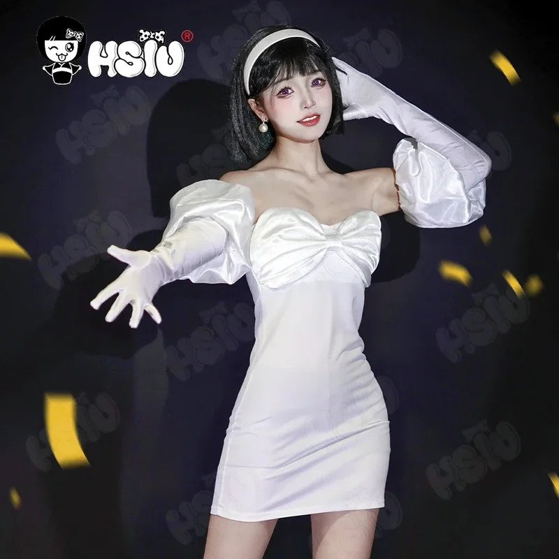 애니메이션 외계인 무대 의상 흰색 드레스 전체 짧은 검 - Cosplay Anime White Hair 리뷰 및 가격