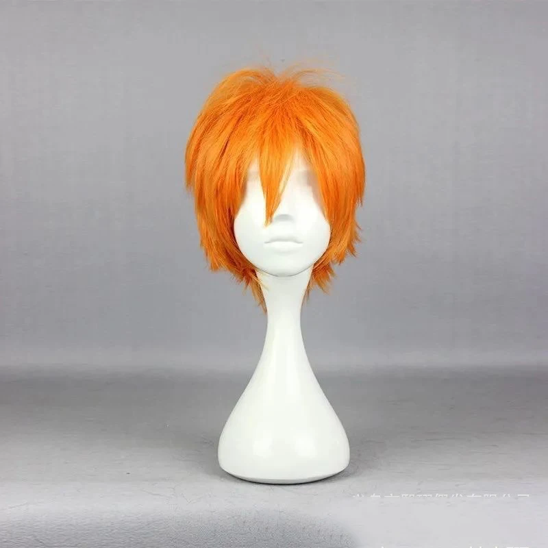 애니메이션 하이큐!! 히나타 쇼요 코스프레 가발 소년  - Anime Cosplay Orange Hair 리뷰 및 가격