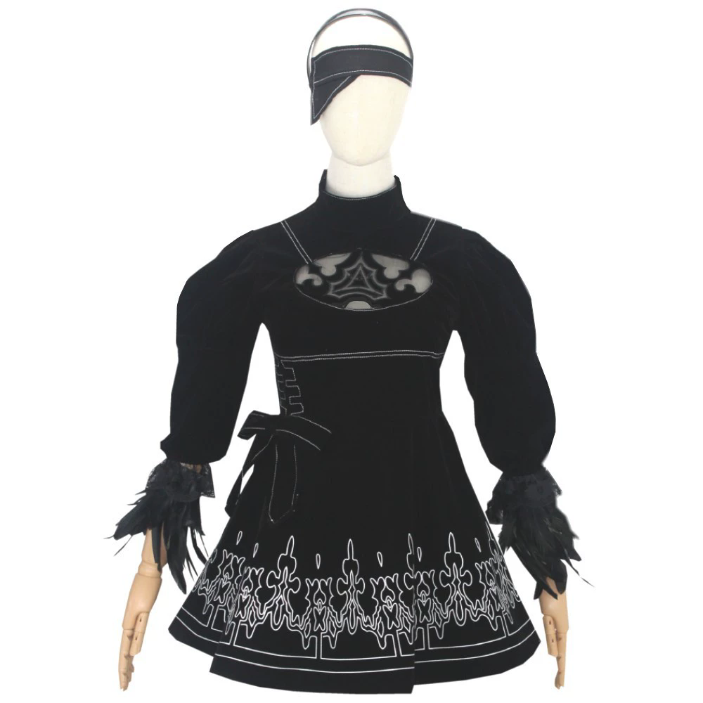 8PCS 애니메이션 2B 코스프레 의상 게임 여성 아이 - Anime Cosplay Eyes 리뷰 및 가격